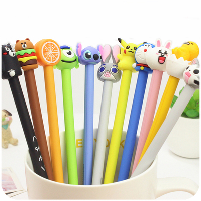 韓國(guó)可愛(ài)卡通中性筆 文具批發(fā)新寵，學(xué)生用品的清新之選